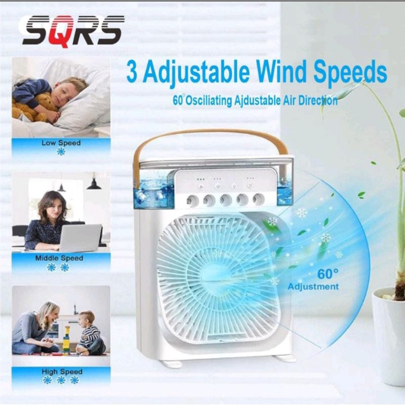 AC mini portable V3 plus kipas angin 600ml (preloved) bekas baru