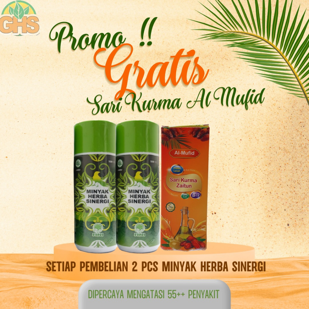 (BISA COD) Minyak Herba Sinergi | HNI | HPAI | BUT BUT  l Minyak oles jerawat | Kulit halus | Herba 