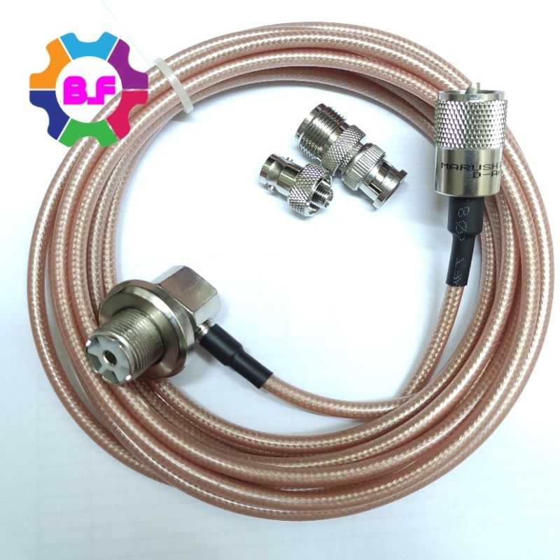 KABEL BREKET ANTENA RADIO RIG HT RG 58 TEPLON TAIWAN PANJANG 6 METER