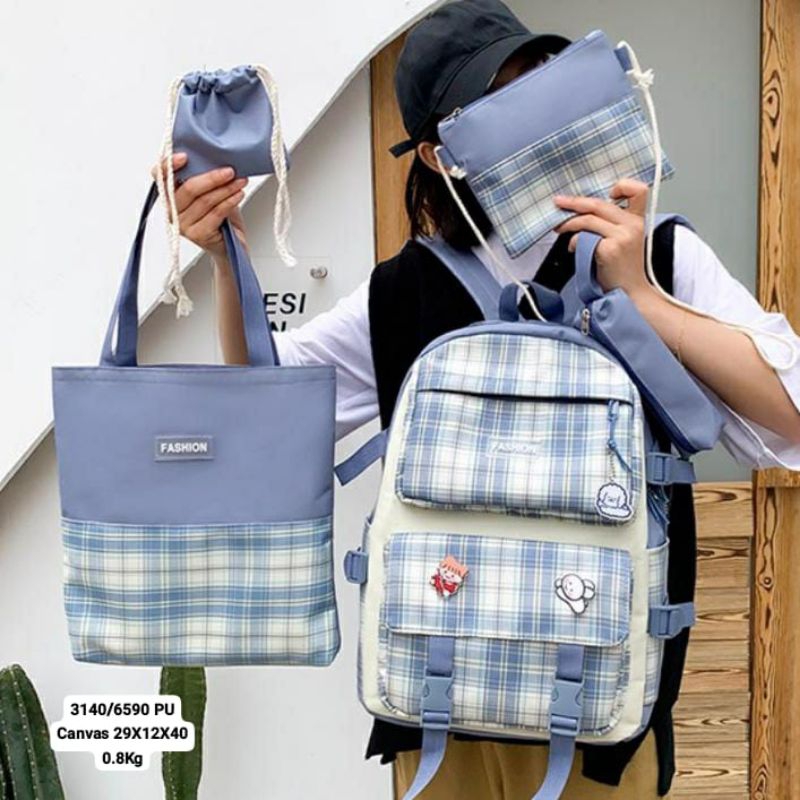 6590/3140/tas ransel wanita/tas 5in 1/tas import murah