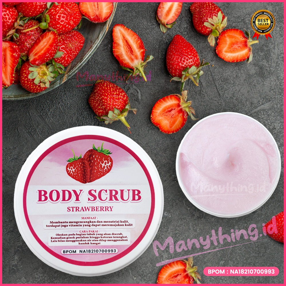 [BPOM] BODY SCRUB BRIGHTENING 100 GRAM / LULUR MANDI / LULUR BADAN / WHITENING BODYSCRUB