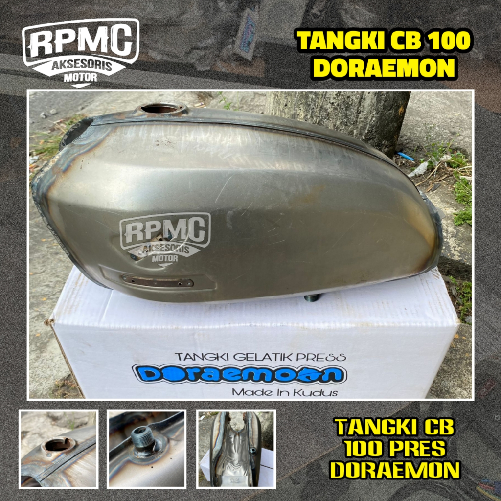TANGKI CB 100 DORAEMON PRES MADE IN KUDUS TENGKI GELATIK PRES KUDUSAN TANGKI MODIFIKASI ORI CB GL ME