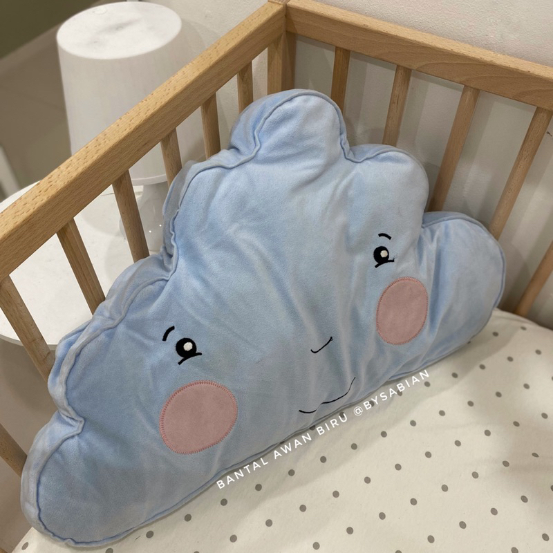 Boneka Gajah Abu / Bantal Awan Biru