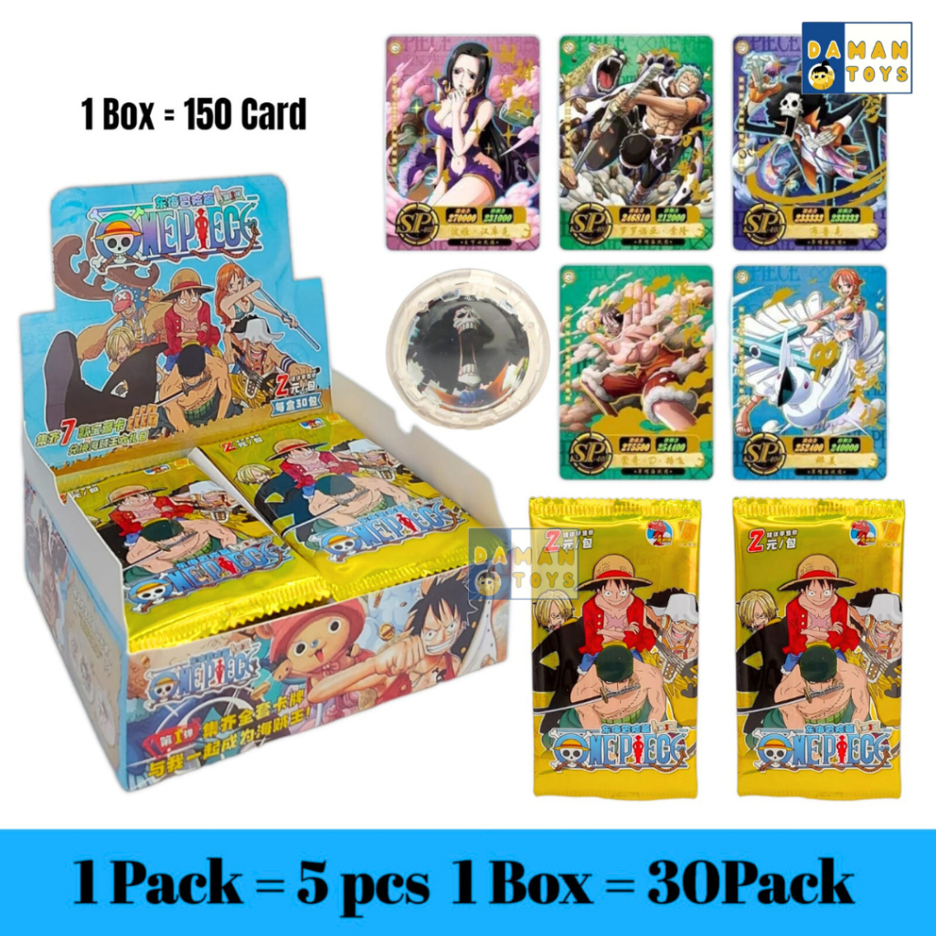 180 Pcs Kartu Anime One Piece 1 Box Grosir Cards 36 Pack