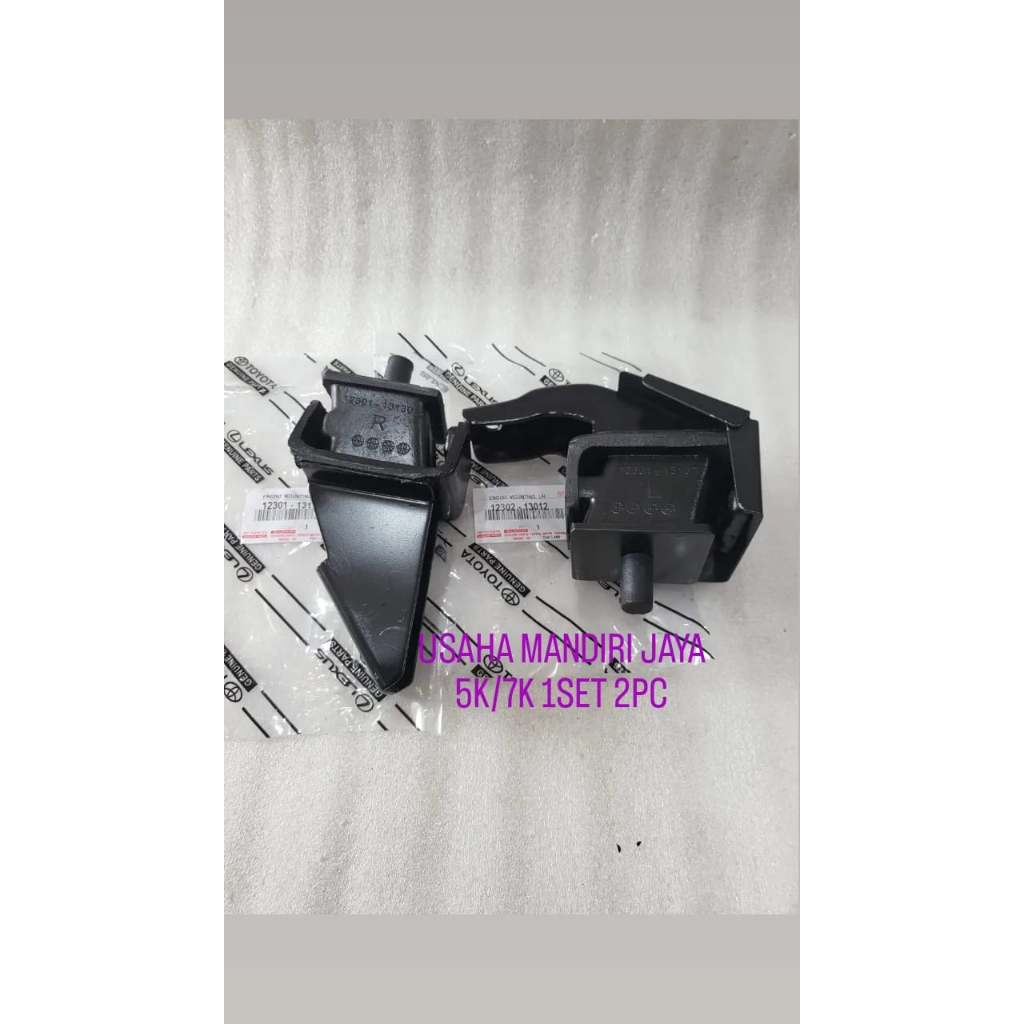 ENGINE MOUNTING DUDUKAN MESIN KIJANG 5K 7K KIRI KANAN R/L HARGA 2PC