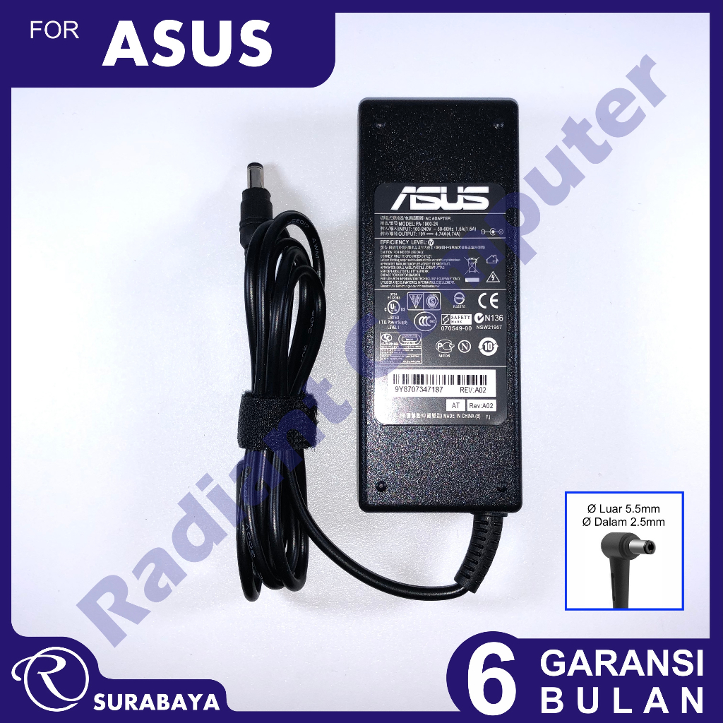 Adaptor Charger Asus K42JR K42JV K42JY K42JZ K42N U24 U24A U24E U30