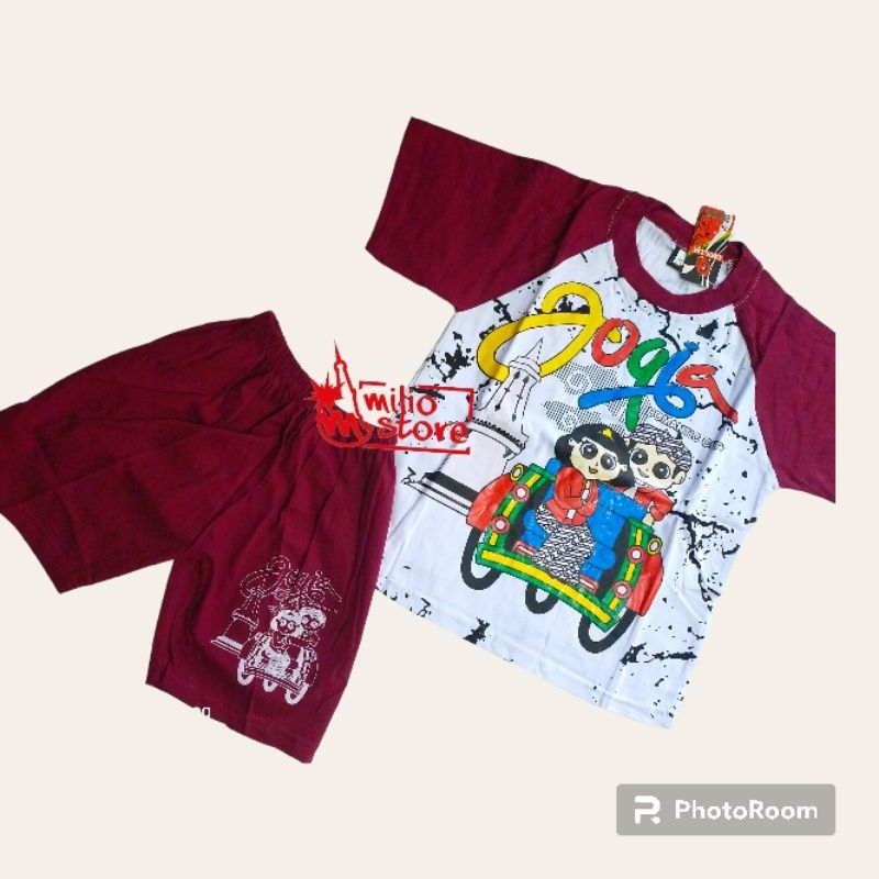 setelan anak khas jogja / setelan anak kaos khas jogja malioboro / kaos jogja /kaos anak malioboro k