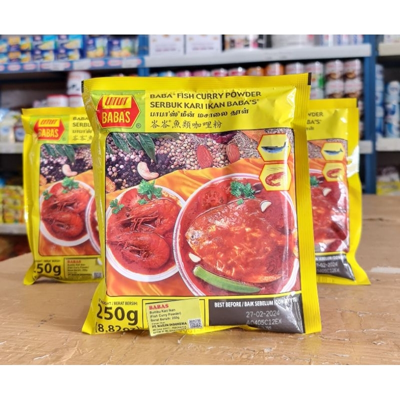 

Babas Kari Seafood 250gr/Bumbu Kari Babas Seafood/Kari Seafood Babas