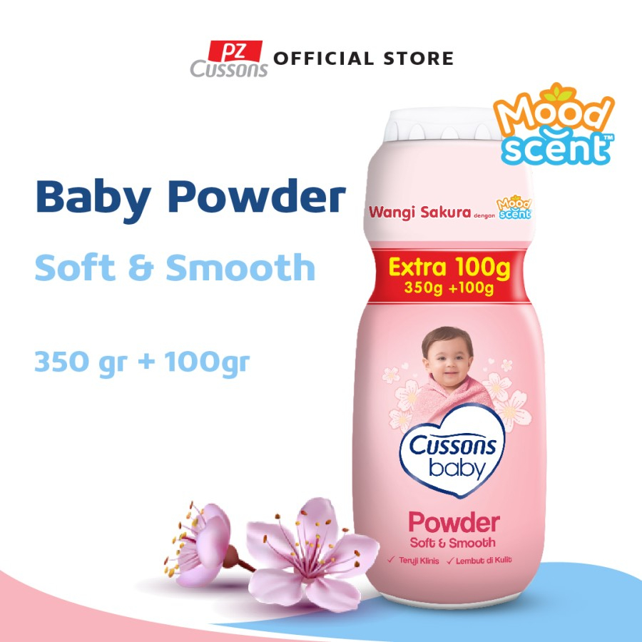Cussons Baby 350gr + 100gr Extra Fill (Bedak Cussons)