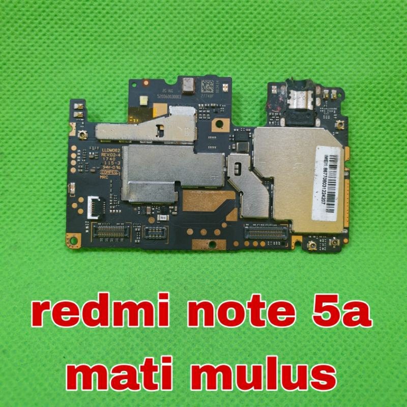 MESIN REDMI NOTE 5A MATI MULUS SEGEL