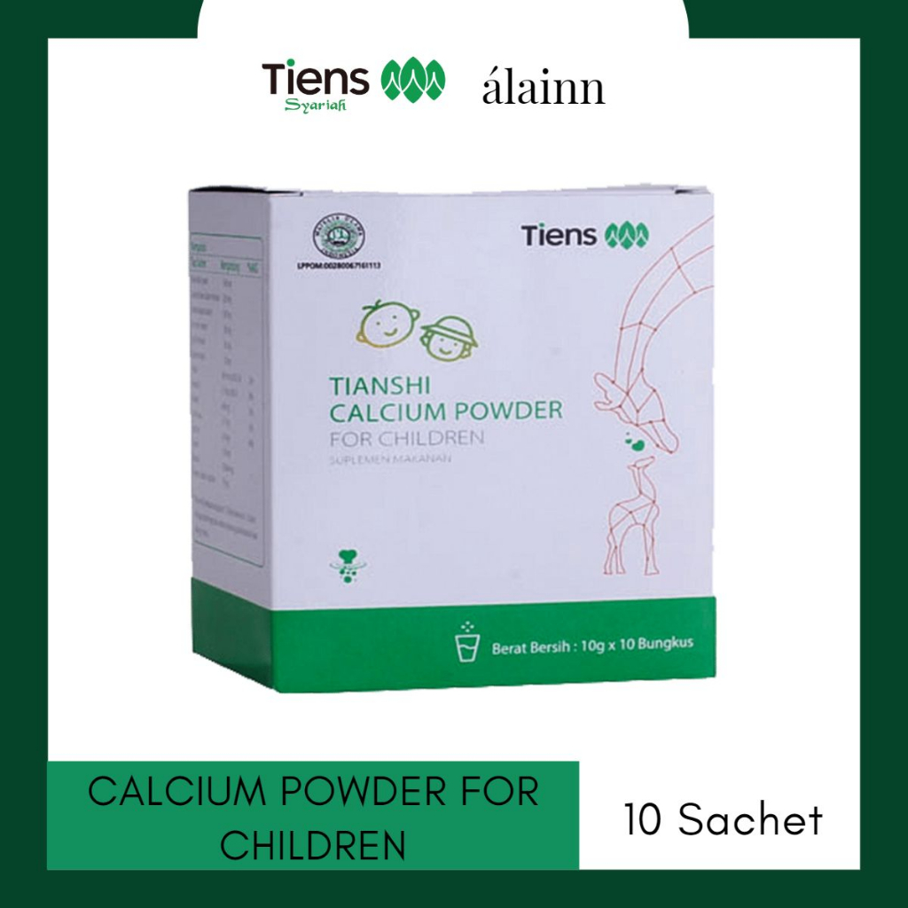 

Tianshi Calcium Powder for Children Suplement Multivitamin, Kalsium untuk Tumbuh Kembang Anak-Anak