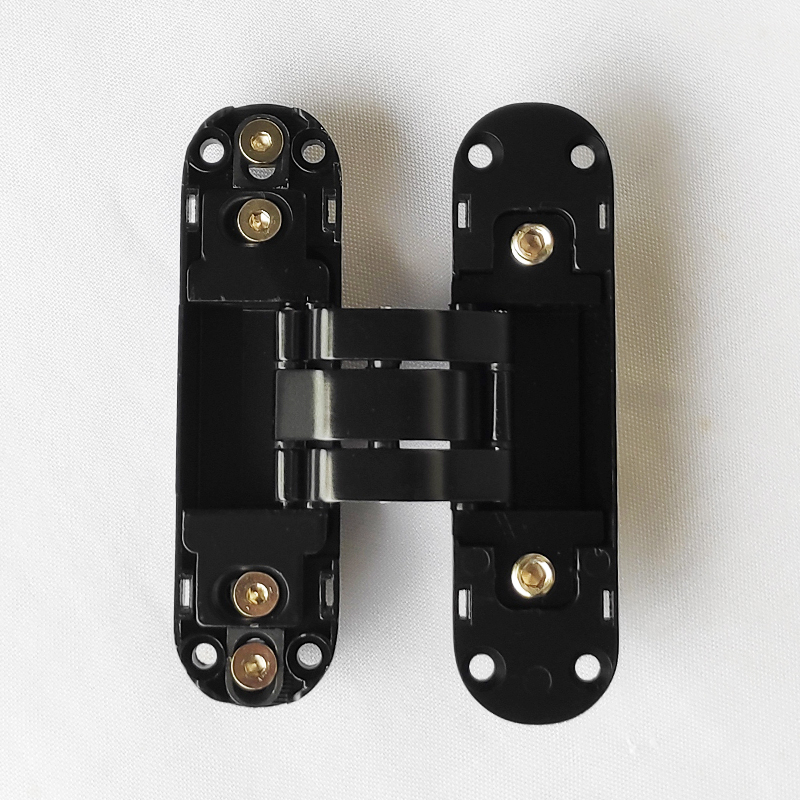 1PCS ENGSEL PINTU TANAM HITAM CONCEALED HINGE ENGSEL TANAM ALUMINIUM