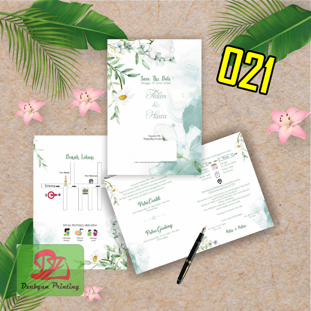 UNDANGAN PERNIKAHAN  VINTAGE  (foto)  Tanpa Minimal Order*  elegan, Murah, Proses  satu hari jadi, Tebal, Banyak Gratisnya-21