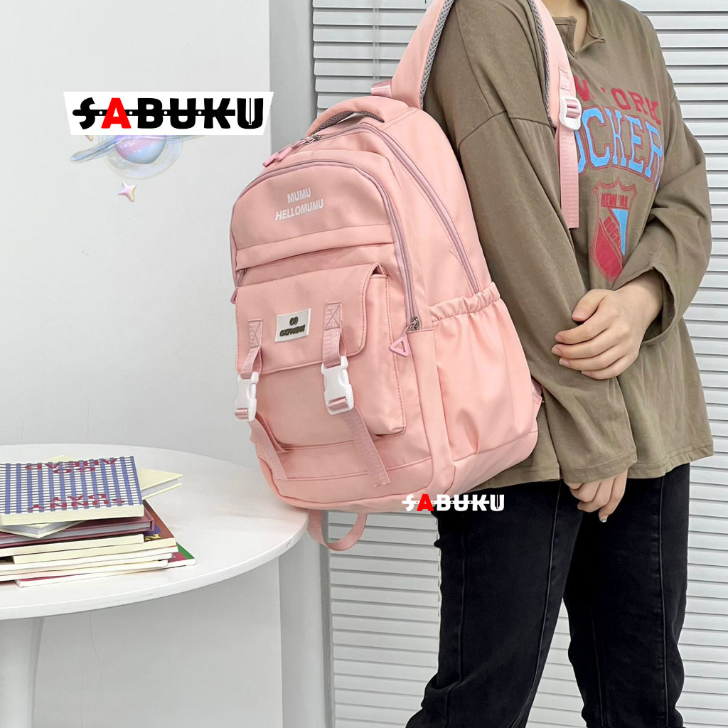 [S&amp;K]Tas Ransel Anak Sekolah SD SMP SMA Tas Punggung Korean Style Backpack Laptop - SK312