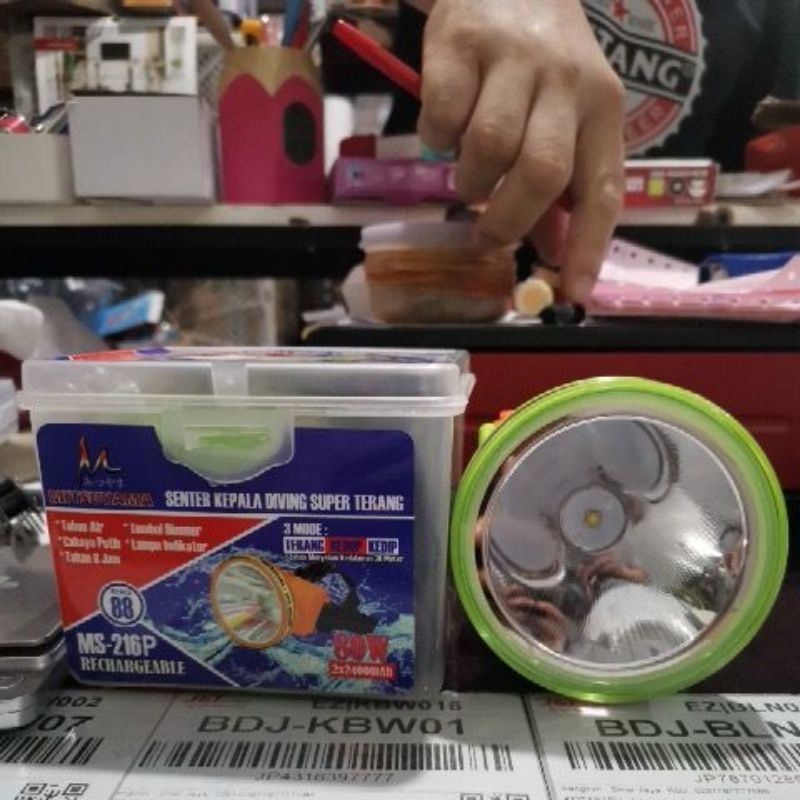 Senter kepala selam diving Mitsuyama MS-216P
