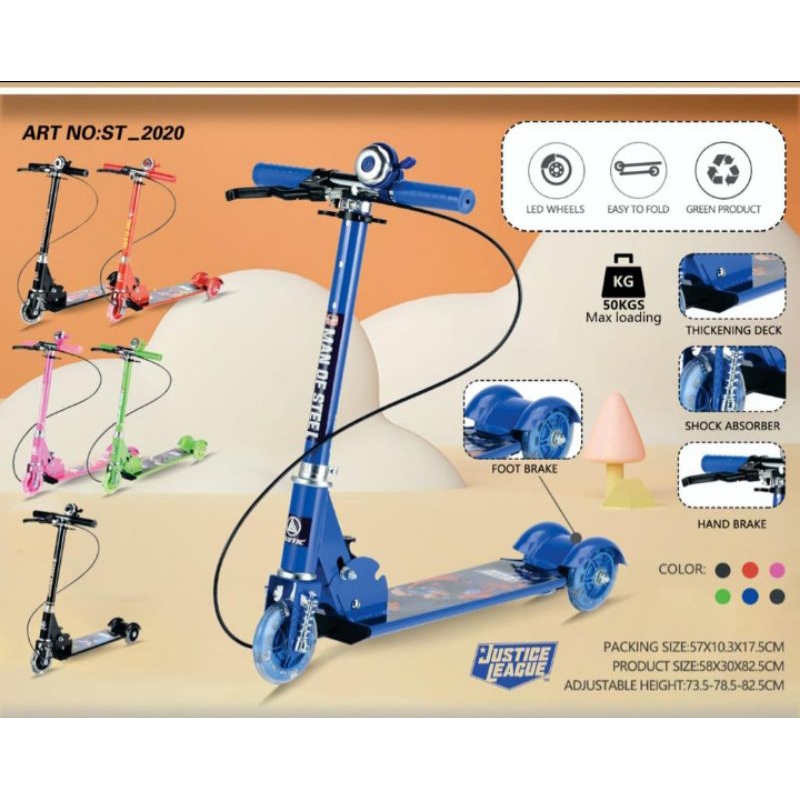 Scooter Exotic ST2020 | ST2015 | skuter anak lipat | otoped anak