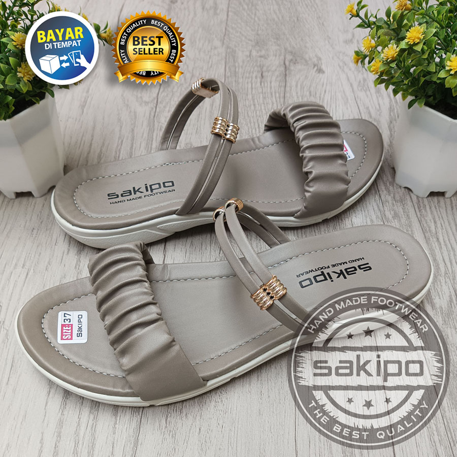 PROMO 7.7 BOOMBASTIS SALE !! SANDAL CEWEK REMAJA SLOP KERUT LED / SANDAL WANITA DEWASA TERBARU / SANDAL WANITA REMAJA GAUL / SANDAL CEWEK TRENDI / SANDAL ANDIN / SANDAL AMANDA MANOPO / SAKIPO