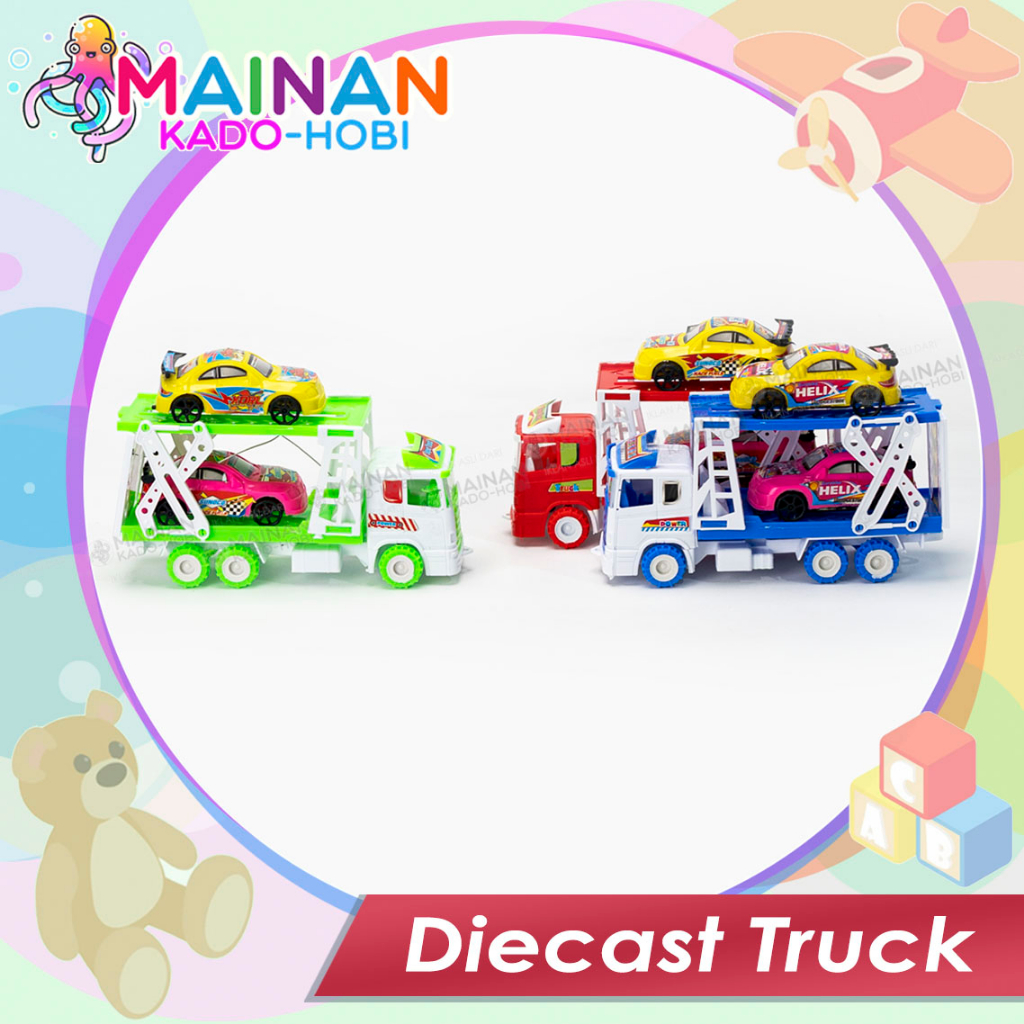 MAINAN ANAK KADO HOBI MINIATUR DIECAST TRUCK TRUK SUSUN MOBIL CAR