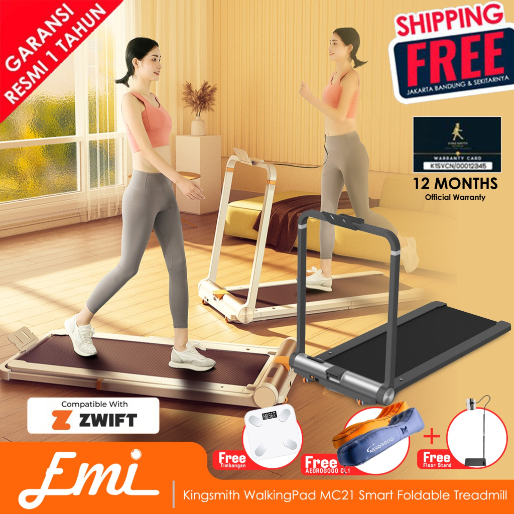 Kingsmith WalkingPad MC21 Smart Foldable Treadmill Zwift APP