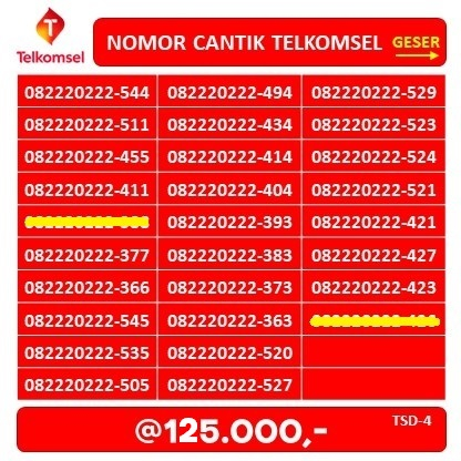 NOMOR CANTIK TELKOMSEL BAGUS