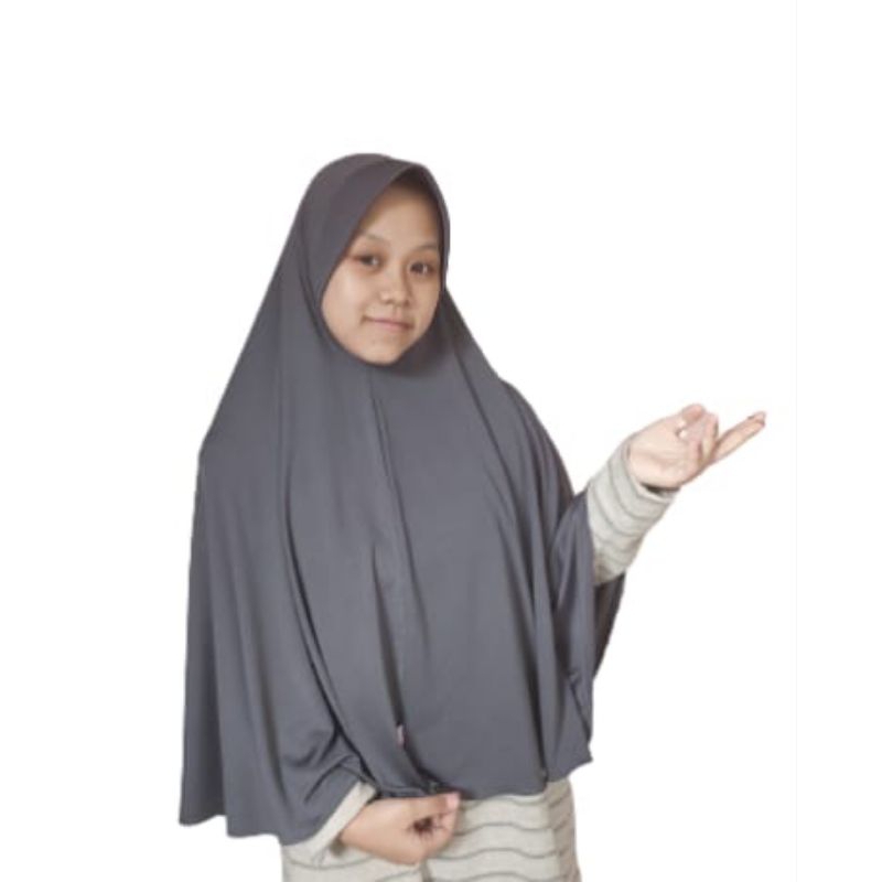 Hijab Bergo Dewasa Panjang Spandek Jersey / Hijab Dewasa Syari Jersey/Bergo Dewasa Syari