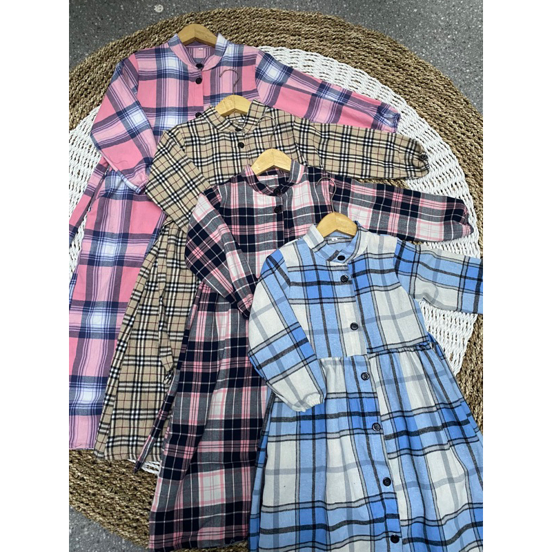 Gamis Anak Flanel couple ibu dan anak usia 1-15tahun