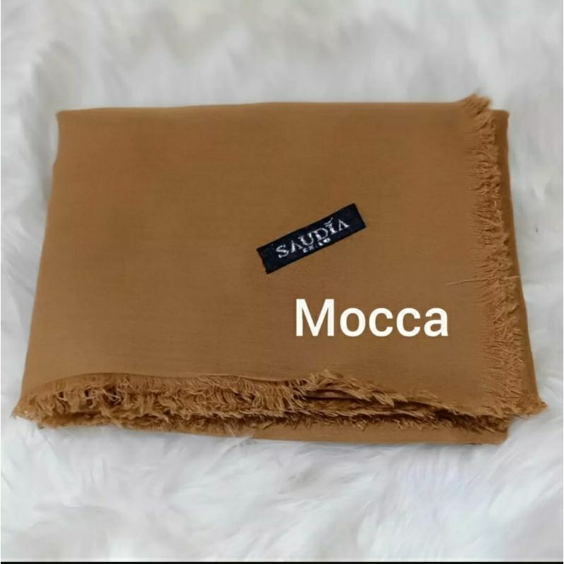 GRATIS ONGKIR JILBAB SAUDIA RAWIS HIJAB SEGIEMPAT RAWIS KERUDUNG SEKOLAH SAUDIA WARNA MOCCA