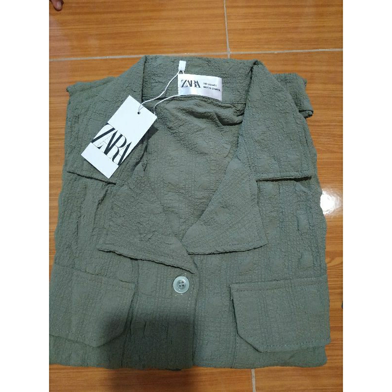 kemeja zara army