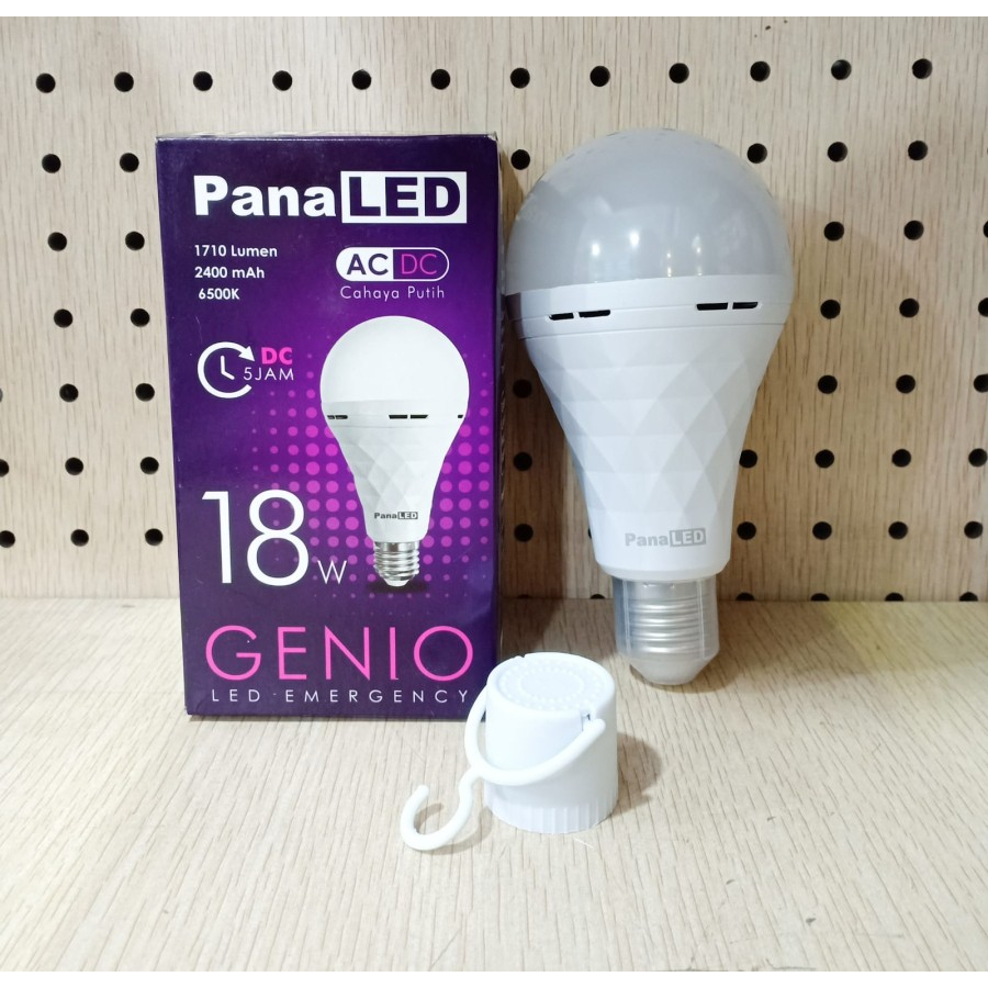 Lampu PANALED Genio Lampu LED Emergency Cahaya Putih 18 watt