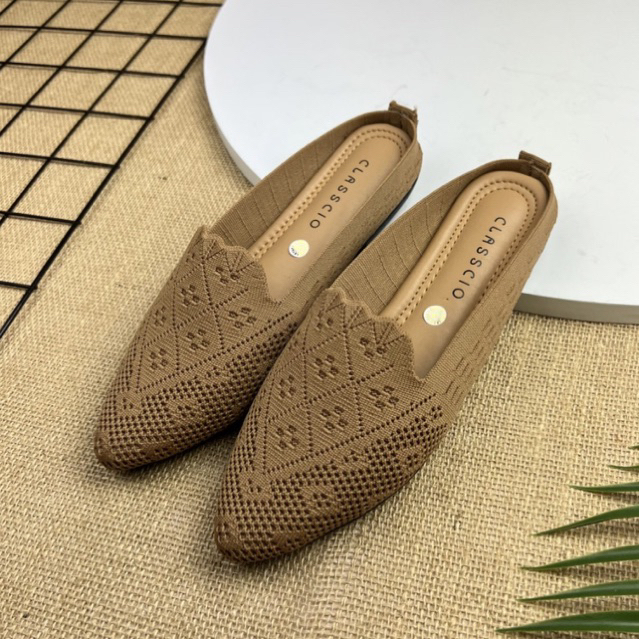 MARASYAFFA - SEPATU FLAT RAJUT WANITA SF 57