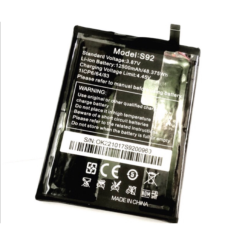 Baterai Hape Outdoor Oukitel WP18 New Original 12500mAh