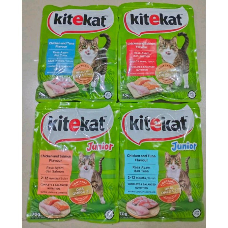 Kitekat Sachet Promo 70gr All Variant | makanan basah sachet kitecat pouch