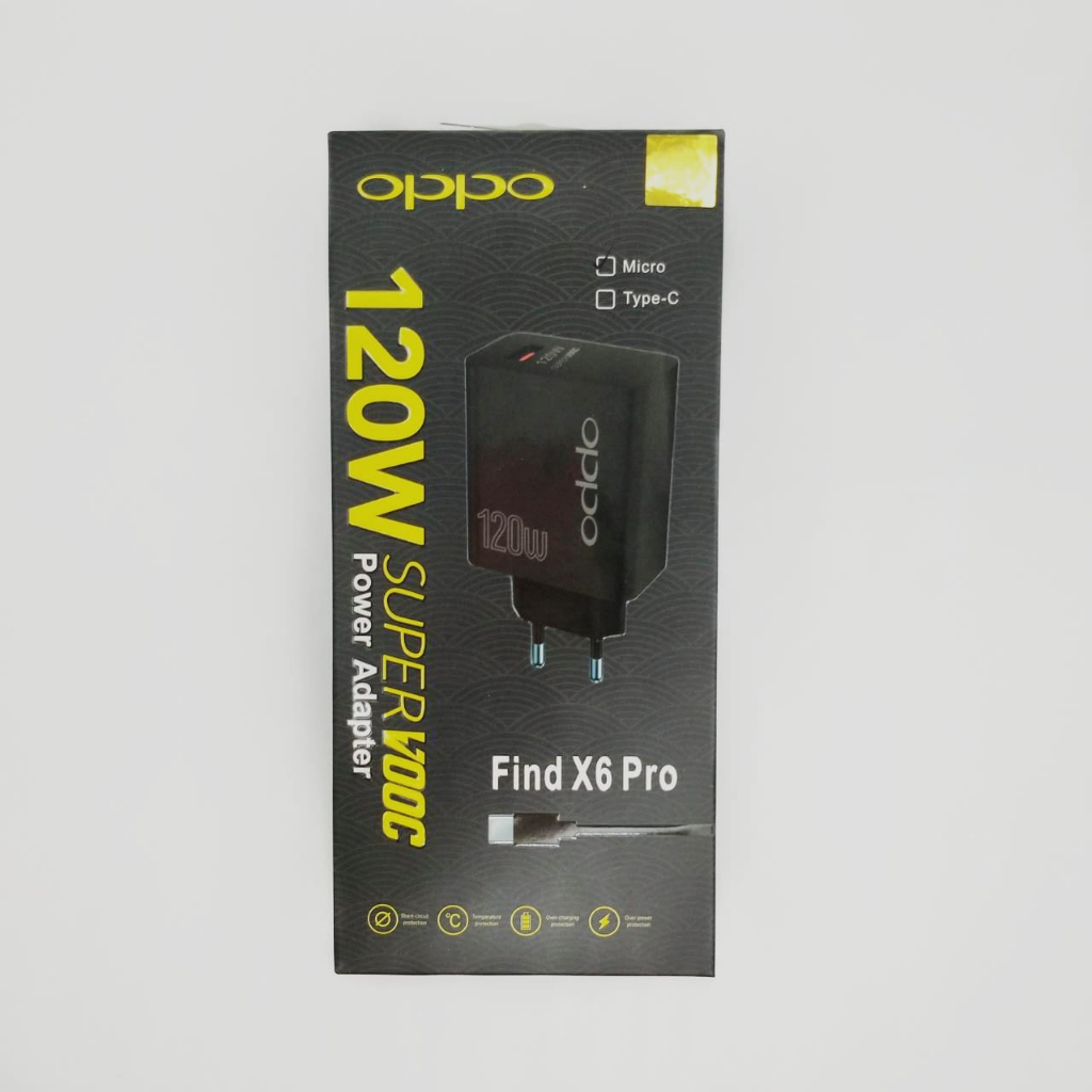 PROMO Charger Ori Oppo find x6 pro 120w black  Support super vooc Fastcharging BY.SULTAN