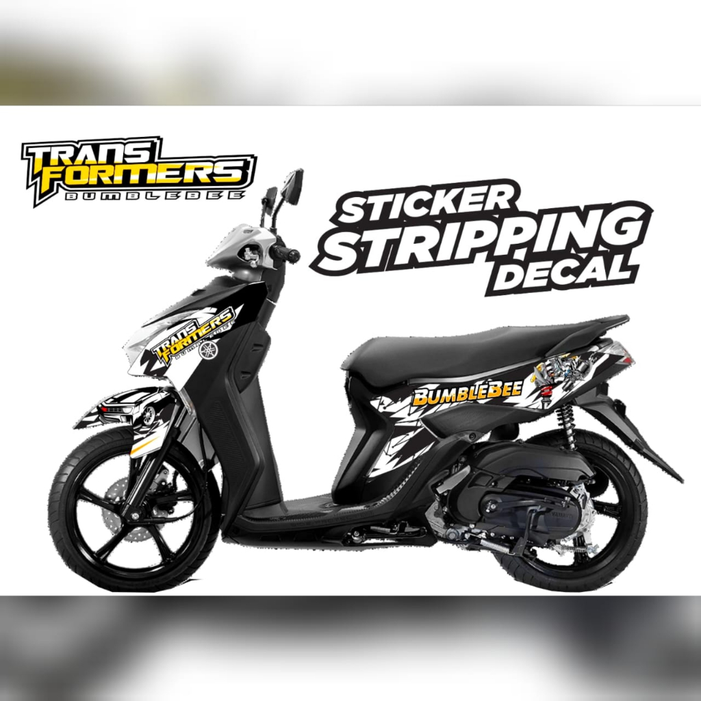 STRIPING VARIASI YAMAHA GEAR 125/SETIKER DECAL YAMAHA GEAR 125