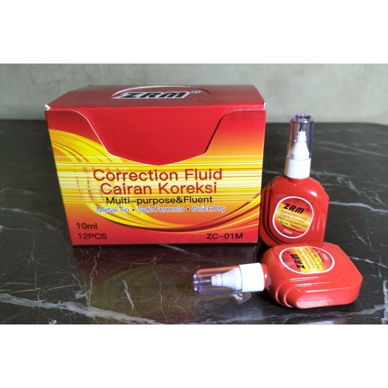 

ZRM CORRECTION FLUID. Tipe-X cair. penghapus murah