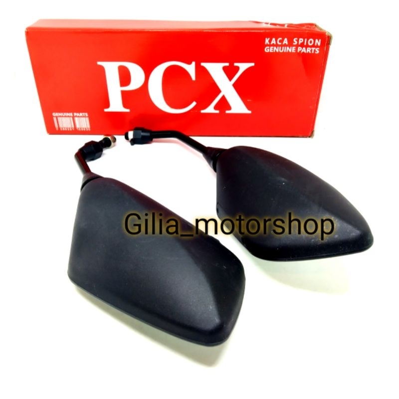 Spion Standar Model PCX mirror putih datar Drat PCX