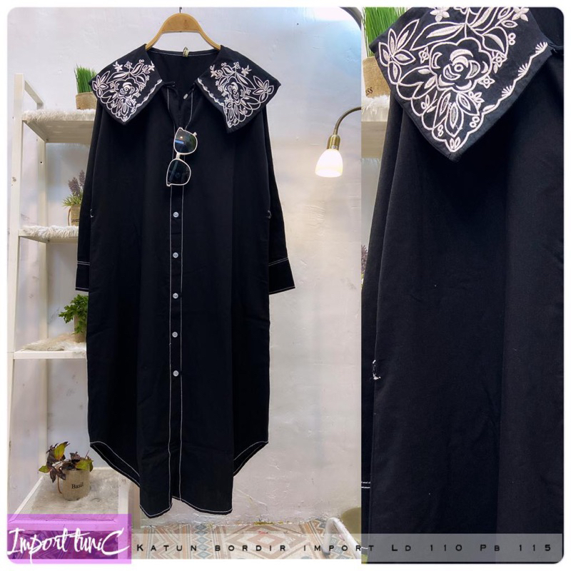 Tunik katun bordir