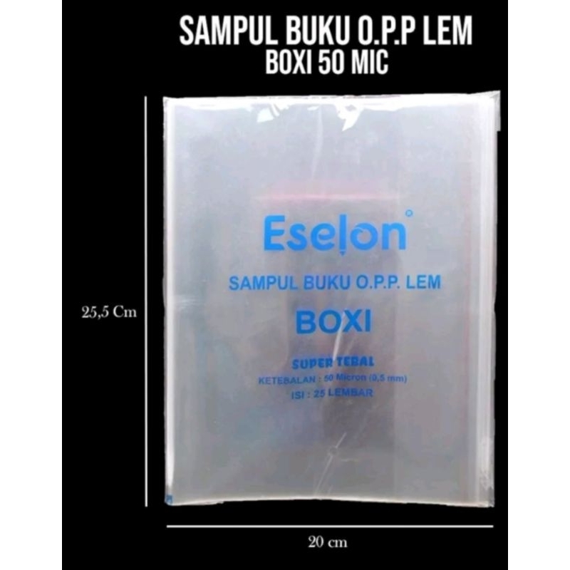 Sampul plastik lem boxy super tebal 50micron isi 25pcs