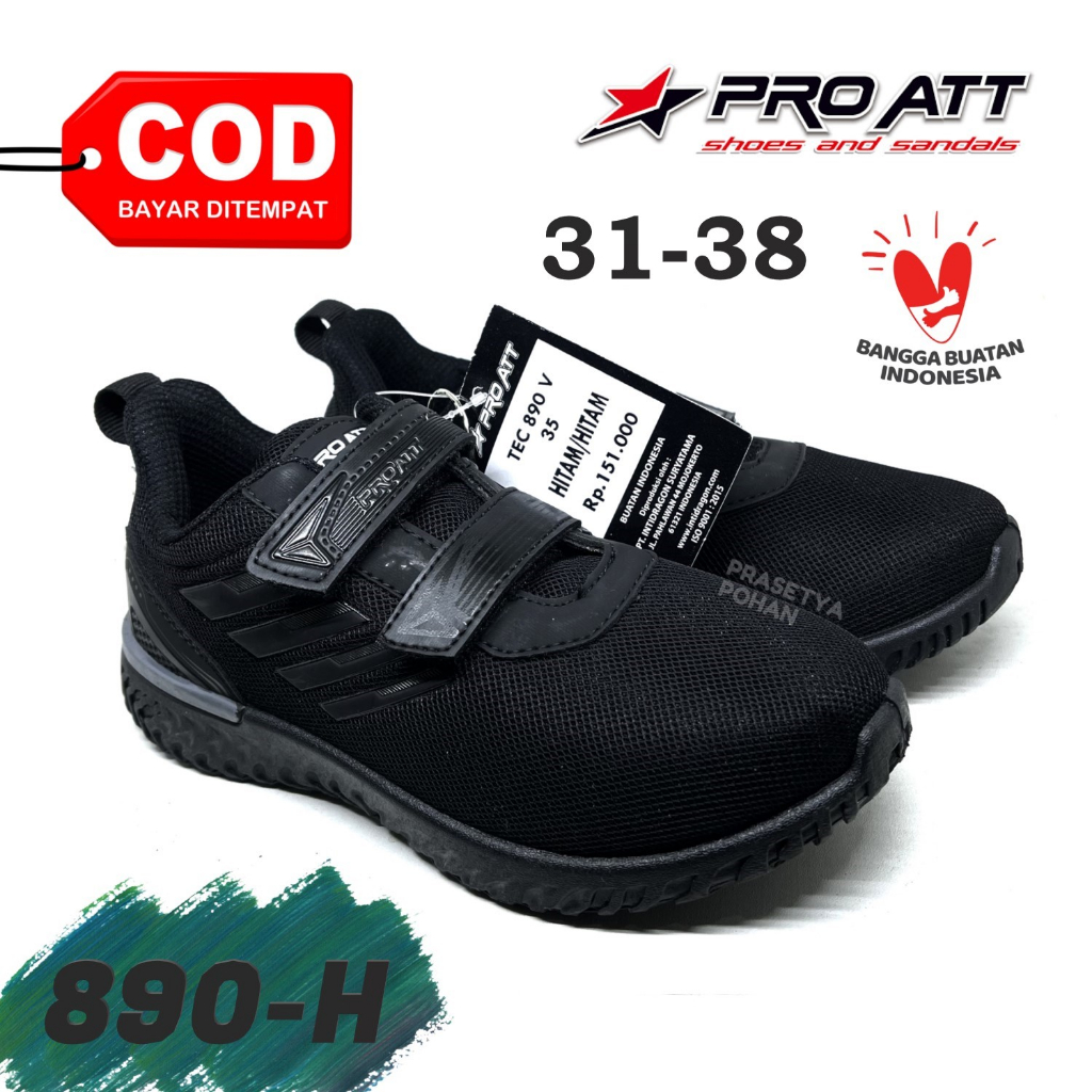 Sepatu Sekolah TK SD SMP Anti Slip - Sepatu Anak Sekolah TK SD SMP