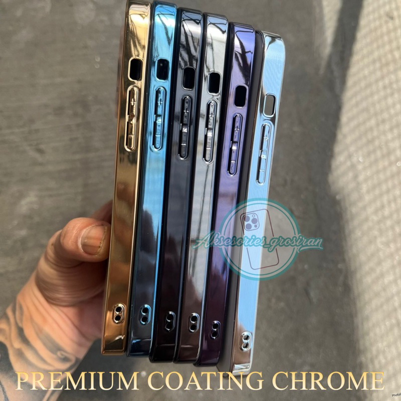 DEEP PURPLE !!! PREMIUM PRO LUX CHROME MATTE CASE IPHONE 11 12 13 14 PRO MAX PLUS DEEP PURPLE