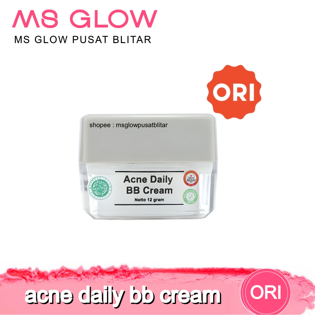 ACNE BB CREAM MS GLOW | CREAM ACNE MS GLOW | DAY CREAM MS GLOW