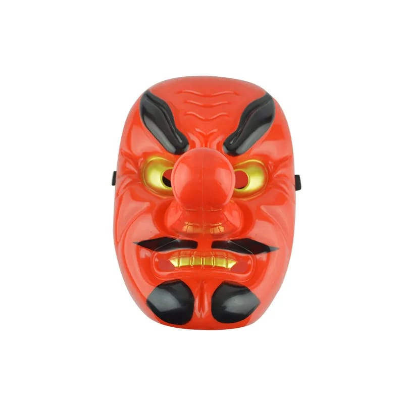 TOPENG COSPLAY DEMON SLAYER KIMETSU NO YAIBA YEYANG UROKODAKI SAKONJI TOPENG TENGU HIDUNG PANJANG COSPLAY HALLOWEEN MASK PRAJURIT HOROR