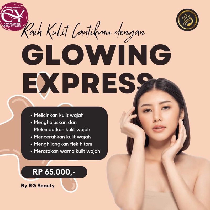 RG SKIN BEAUTE || GLOWING EXPRESS RG BEAUTY || SKINCARE RG BEAUTE