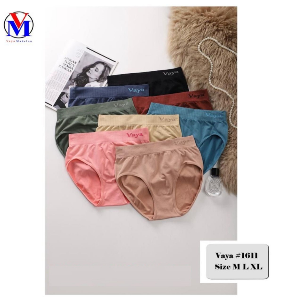 1 LUSIN | Celana Dalam Wanita VAYA 1611 Super PREMIUM / CD Dalaman Perempuan IMPORT