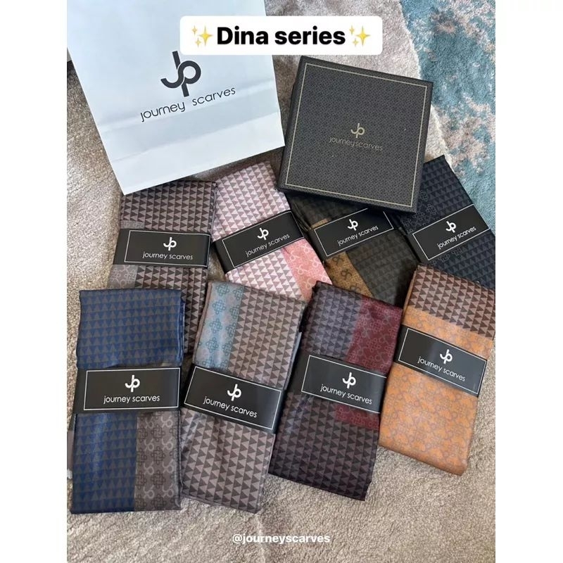 Hijab Journey Scarves Dina Maroon