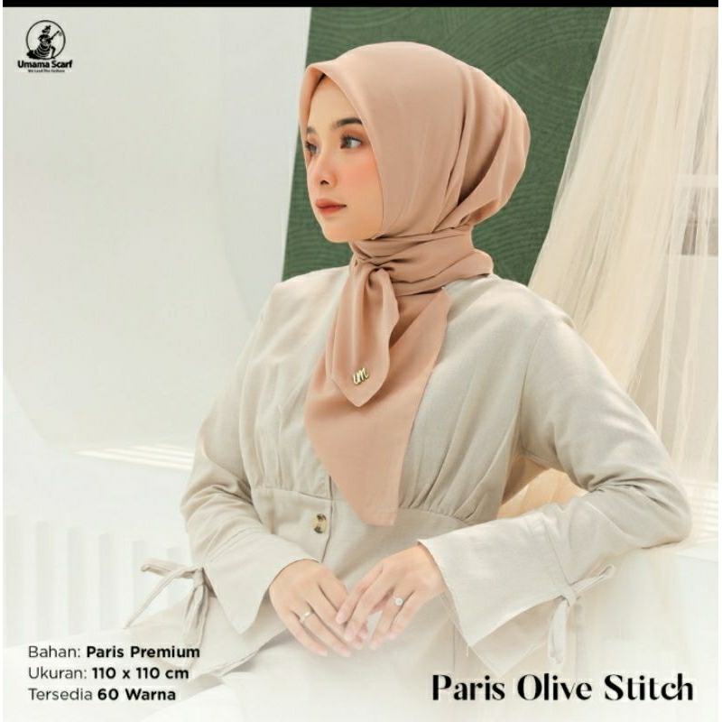 segi empat paris olive stitch umama.