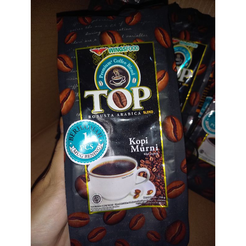 

TOP ROBUSTA ARABICA BLAND KOPI MURNI 158G FREE GELAS