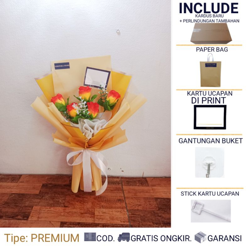 BUKET BUNGA WISUDA – NERO - BUCKET BUNGA ARTIFICIAL  - BOUQET ULANG TAHUN - BUKET BONEKA BUKET WISUD