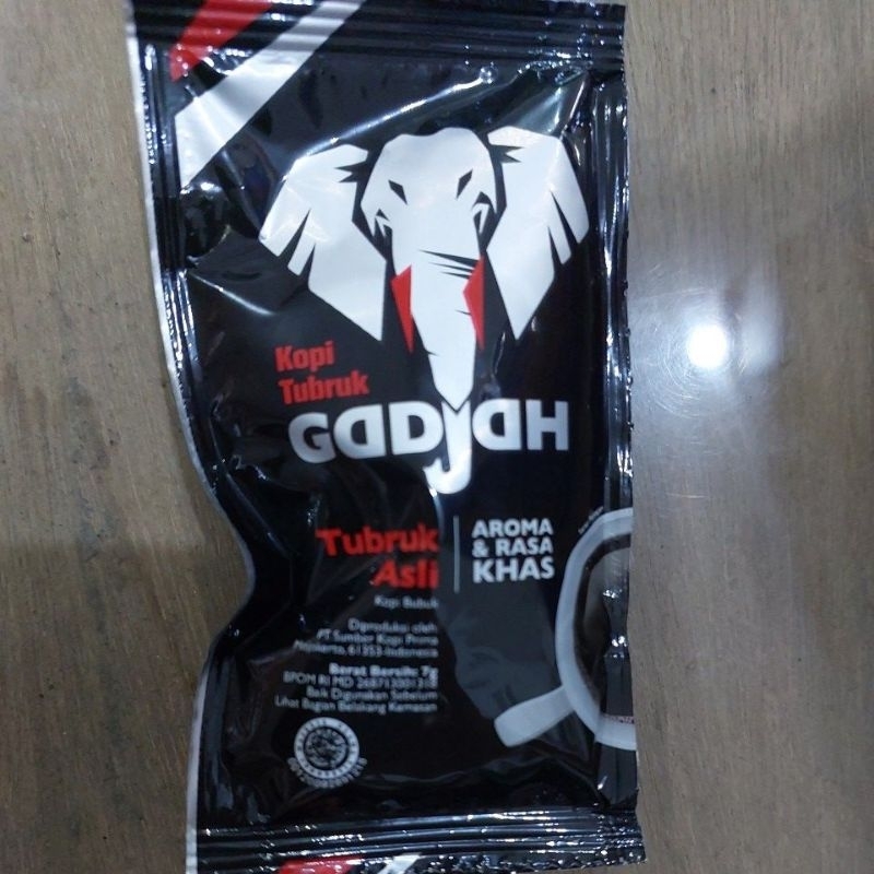 

Kopi Tubruk Gadjah 7gr. (1 sachet / ecer)