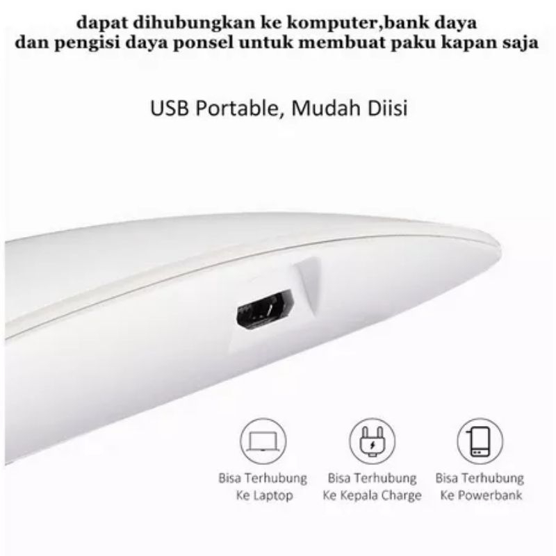 Sun Mini UV Pengering Kutek Lampu Pengering Cat Kuku Kutek Alat Kering Kutek